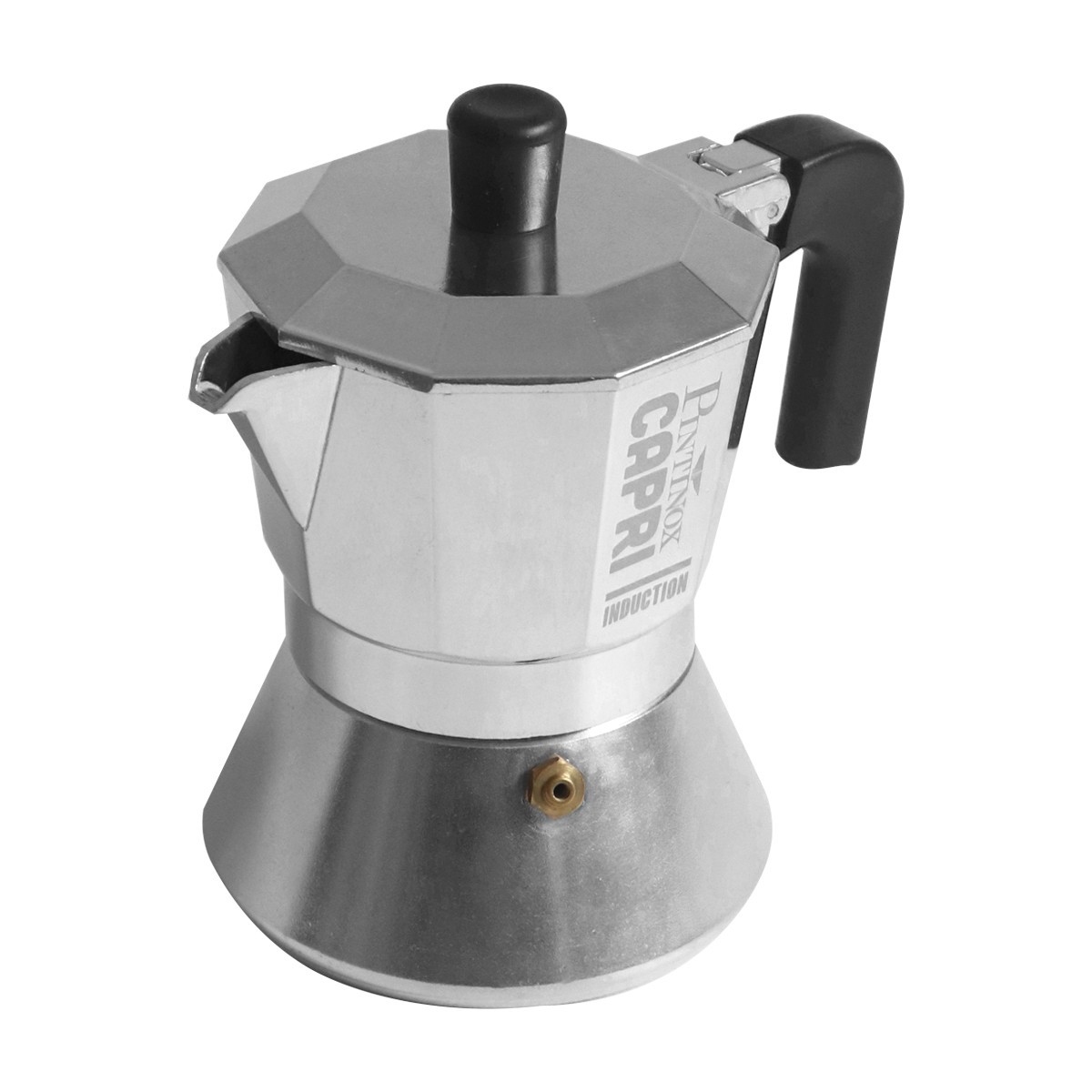 Xavax Caffettiera Espresso In Acciaio Inox Per Induzione - 6 Tazze - Con Valvola Di Sicurezza - Adatta A Gas, Elettrico E Vetroceramica