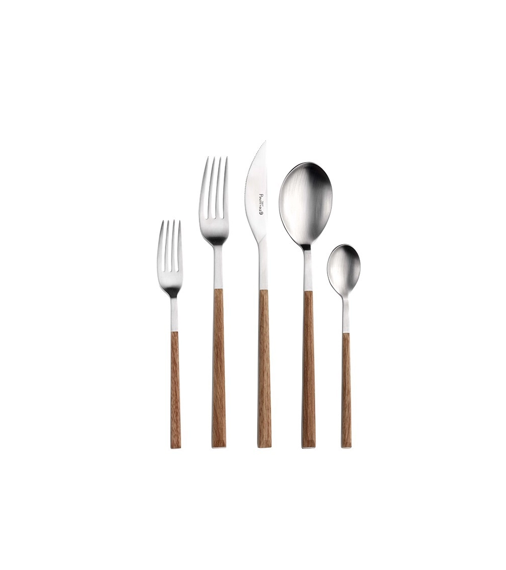 Set Posate 30 Pezzi Fameware In Acciaio Inox 18/0 | Servizio Per 6 Persone Con Finitura Satinata | Coltelli, Forchette E Cucchiai Lavabili In Lavastoviglie - 2