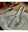 Settecento cutlery with stone washed finish » Online Shop » Pinti Inox