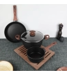 Black&Wood aluminium casserole with non-stick coating » Online Shop » Pinti Inox