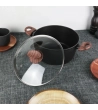 Black&Wood aluminium casserole with non-stick coating » Online Shop » Pinti Inox