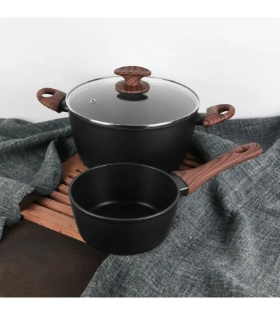 Casseruole Black&Wood in alluminio con rivestimento antiaderente » Vendita Online » Pinti Inox