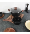Casseruole Black&Wood in alluminio con rivestimento antiaderente » Vendita Online » Pinti Inox
