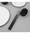 Posate da tavola Hive con manico nero » Vendita Online » Pinti Inox