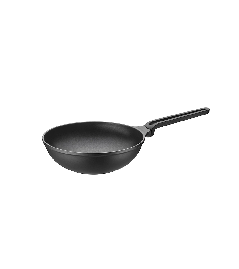 FUSIONI wok with handle - Made of aluminum with internal non-stick coating » Online Shop » Pinti Inox