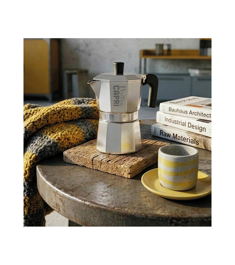 Capri Stovetop Espresso Maker made of food-grade aluminum » Online