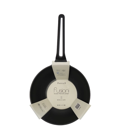 FUSIONI wok with handle - Made of aluminum with internal non-stick coating » Online Shop » Pinti Inox