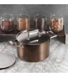3.0 low casserole made of trimetal with lid » Online Shop » Pinti Inox